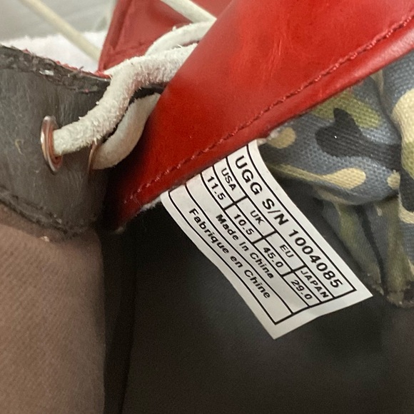 UGG Red Leather Fashion Boots main image 6